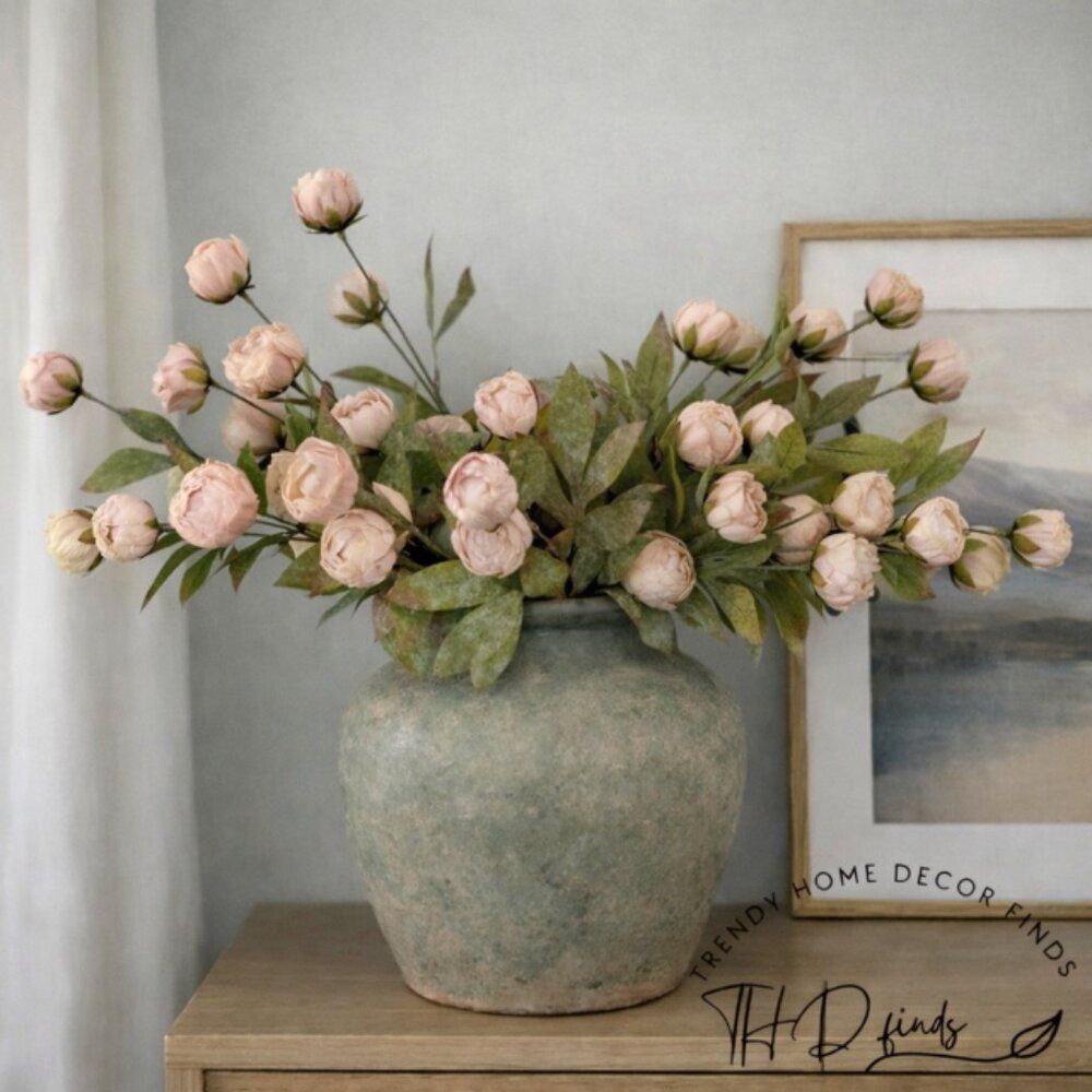 Set of 8 Viral Ashland TAN Peony Stems From Michael’s